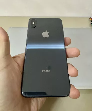 IPhone Xs Max, Б/у, 256 ГБ, Space Gray, Чехол, 78 %