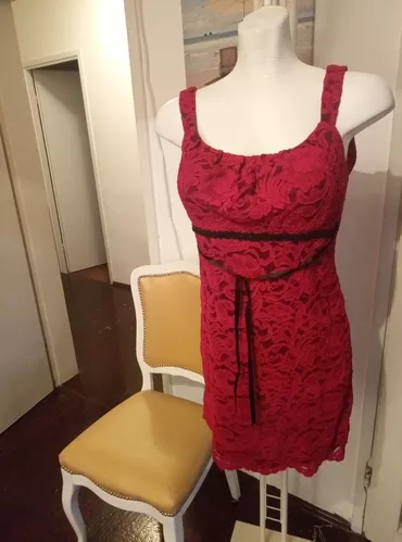 L (EU 40), color - Burgundy, Cocktail, With the straps