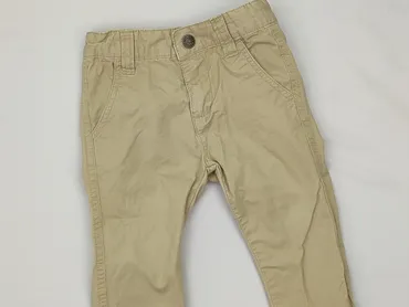 Baby material trousers, 9-12 months, 74-80 cm, condition - Very good