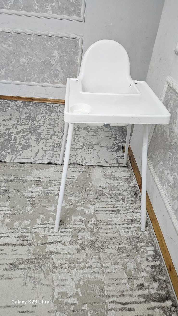 Стульчик для кормления, Б/у, Ikea, Пластик, Другой вид, цвет - Белый