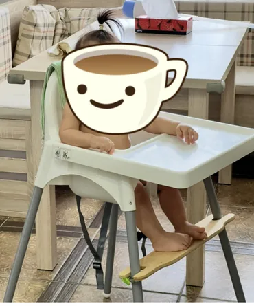 Стул для кормления ikea с подножкой