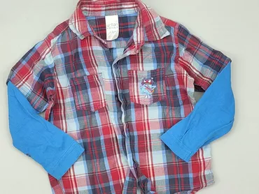 Shirt 2-3 years, condition - Good, pattern - Cell, color - Blue