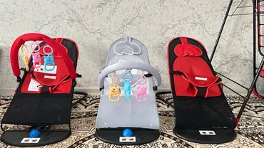 Детский шезлонг-качалка с игрушками Предлагаем удобные и безопасные
