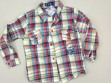 Shirt 4-5 years, condition - Perfect, pattern - Cell, color - Multicolored