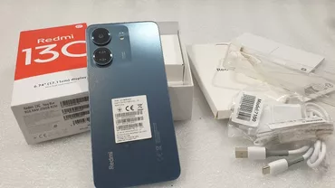 Redmi, Redmi 13C, Колдонулган, 256 ГБ, түсү - Боз, 2 SIM