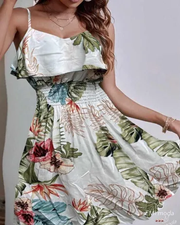 M (EU 38), color - Multicolored, Without sleeves