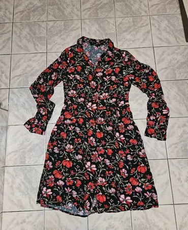 S (EU 36), color - Black, Cocktail, Long sleeves