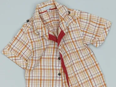 Shirt 2-3 years, condition - Good, pattern - Cell, color - Beige