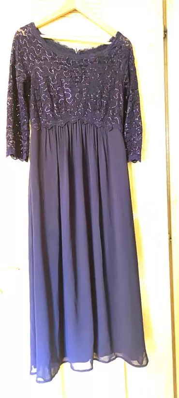 M (EU 38), color - Purple, Evening, Other sleeves