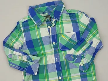 Shirt 1.5-2 years, condition - Good, pattern - Cell, color - Blue