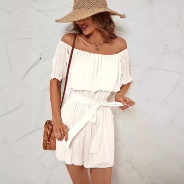 M (EU 38), color - White, Evening, Without sleeves