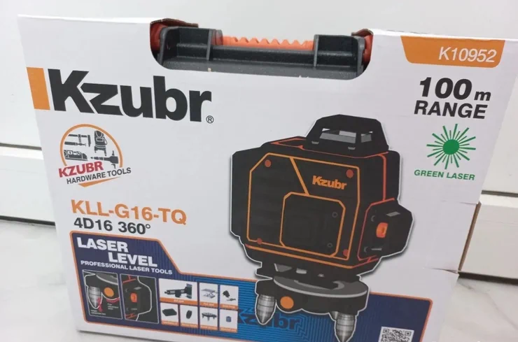 Kzubr KLL-G16-TQ 4D16 360° laserski nivelator sa zelenim laserom
