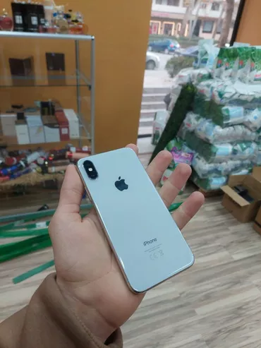 IPhone X, 64 GB, Ağ, Face ID