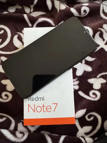 Redmi, Redmi Note 7, Колдонулган, 4 ГБ, түсү - Кара, 2 SIM