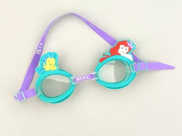 Używane okulary do pływania dla dzieci z motywem Ariel. Okulary mają