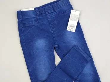 Jeans, Little kids, 9 years, 128/134, condition - Perfect