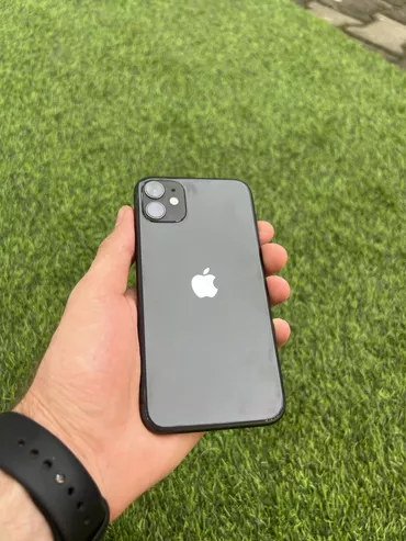 IPhone 11, 128 GB, Qara, Zəmanət, Barmaq izi, Simsiz şarj