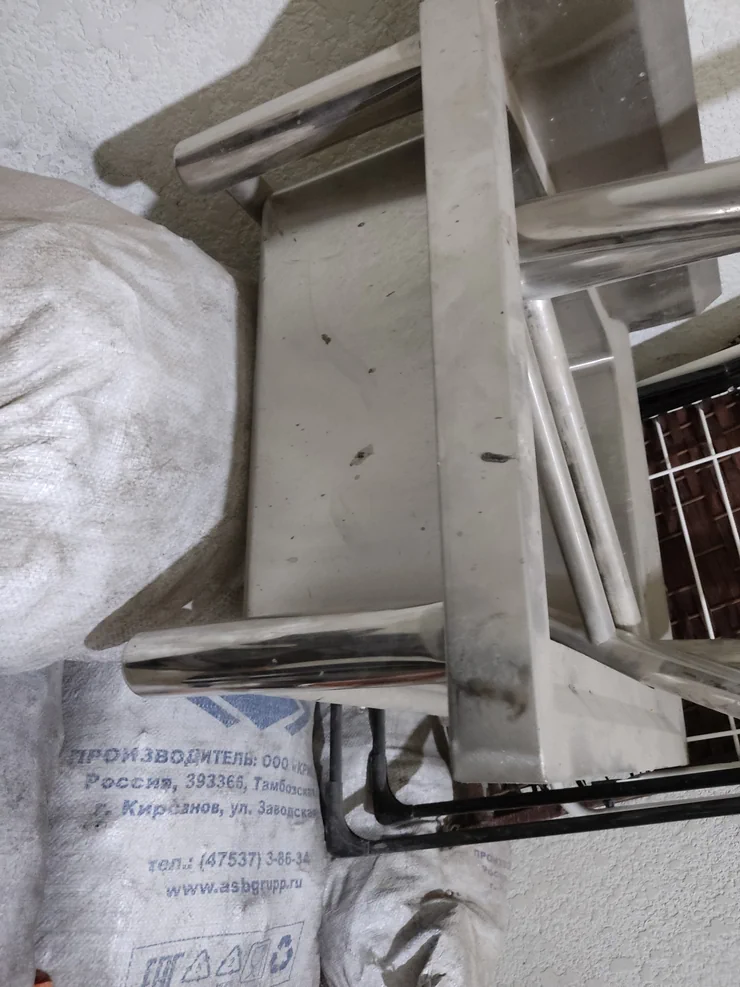 Промышленная мойка из нержавеющей стали - Материал: нержавеющая сталь