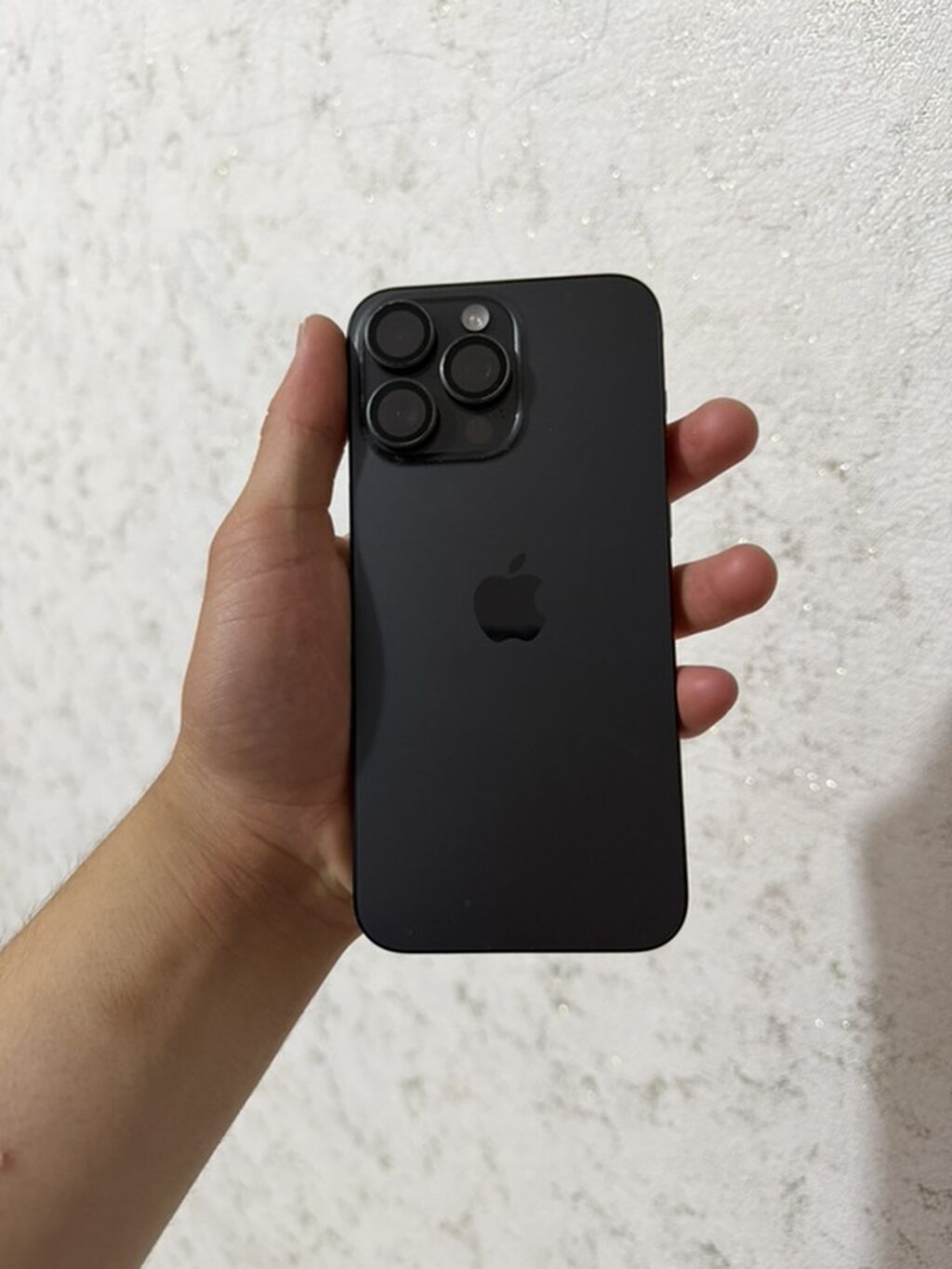 IPhone 15 Pro Max, Б/у, 256 ГБ, Black Titanium, Коробка, 84 %: фото 2