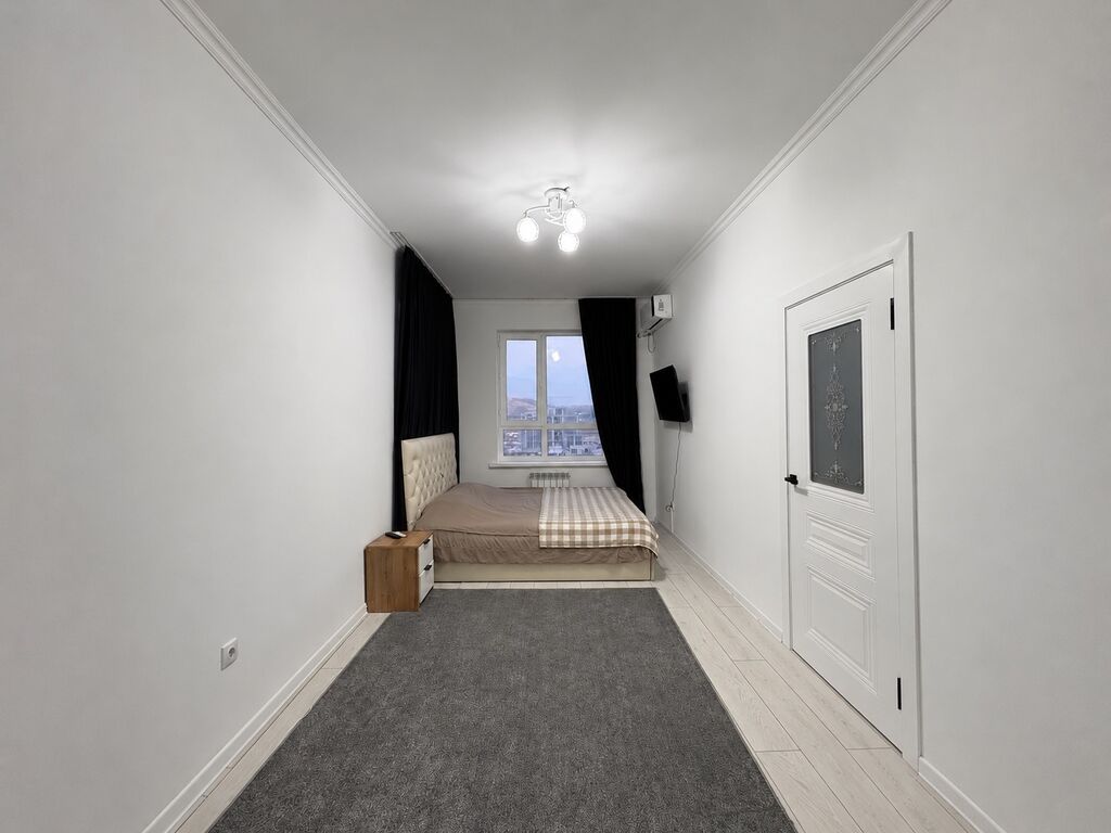1 комната, 33 м², Ала-Арча ТРЦ Индивидуалка, 18 этаж, Свежий ремонт: фото 2