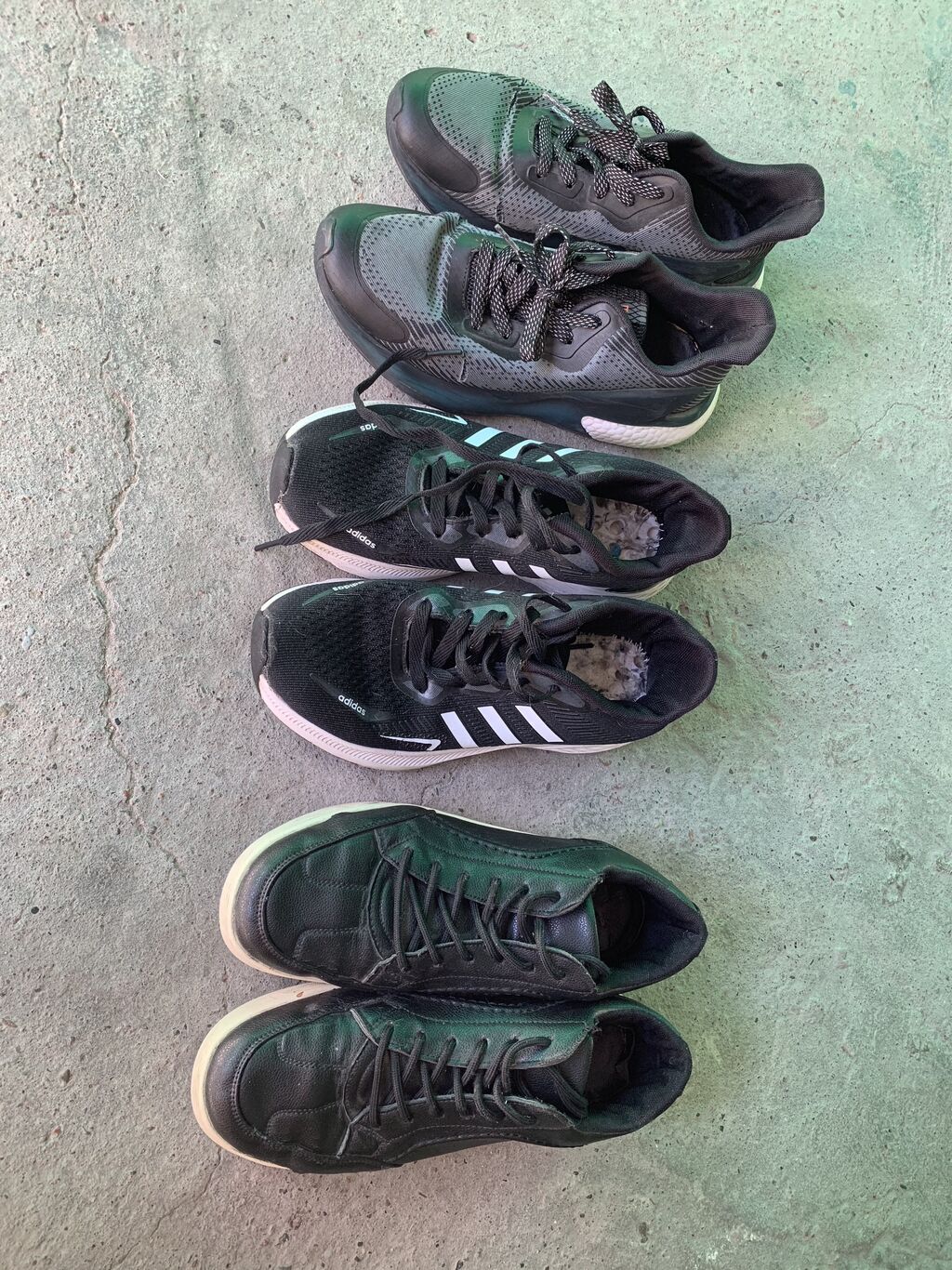 Три пары кроссовок размеры 42,41: 1500 KGS ▷ Кроссовки и спортивная обувь |  Аламедин (ГЭС-2) | 101149691 ᐈ lalafo.kg