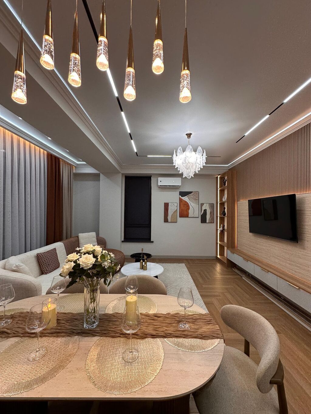 3 комнаты, 80 м², Асанбай мкр Элитка, 10 этаж, Дизайнерский ремонт: фото 5