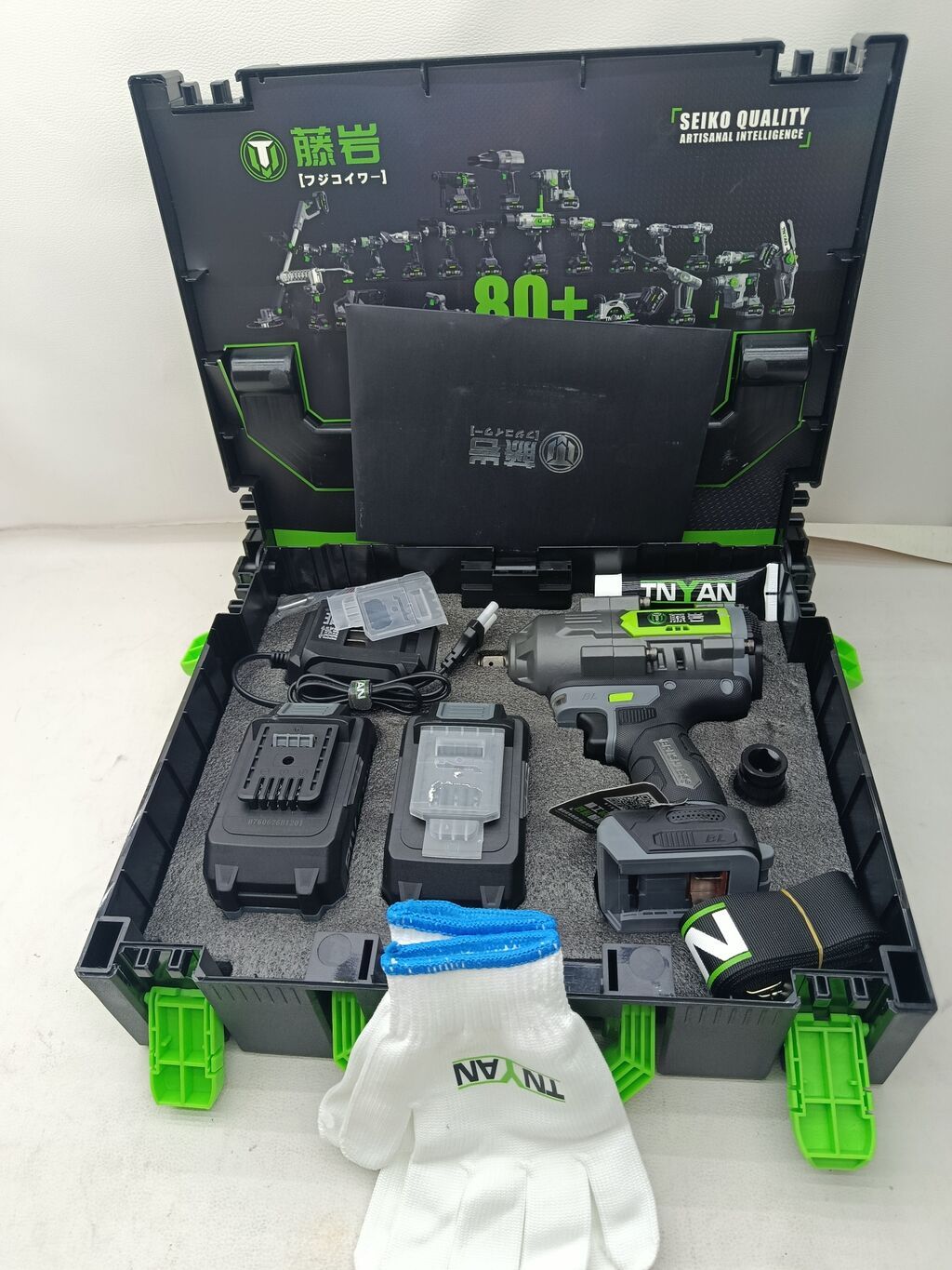 Аккумуляторный ударный гайковерт TNYAN EX1200 (21V, бесщеточный) -: фото 6