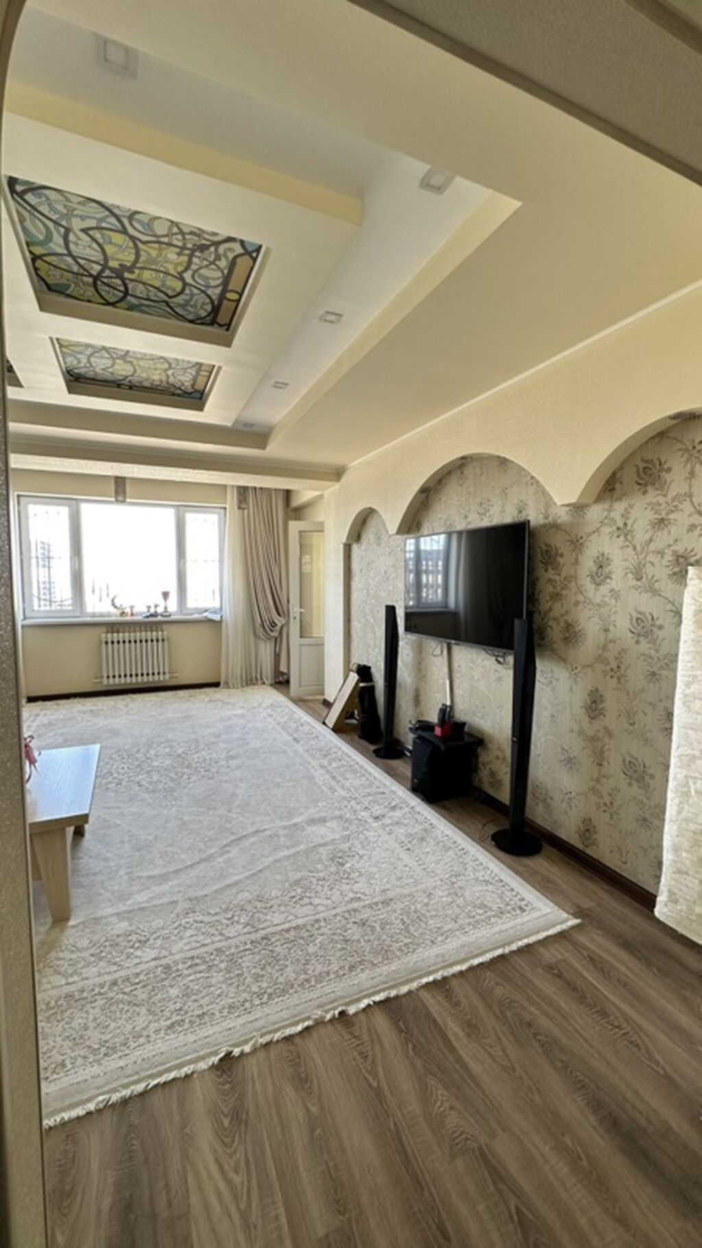 3 комнаты, 101 м², Кок-Жар мкр 10 этаж, Дизайнерский ремонт: фото 2