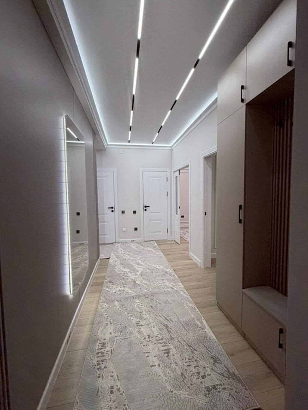 2 комнаты, 66 м², Кок-Жар мкр Элитка, 3 этаж, Дизайнерский ремонт: фото 2