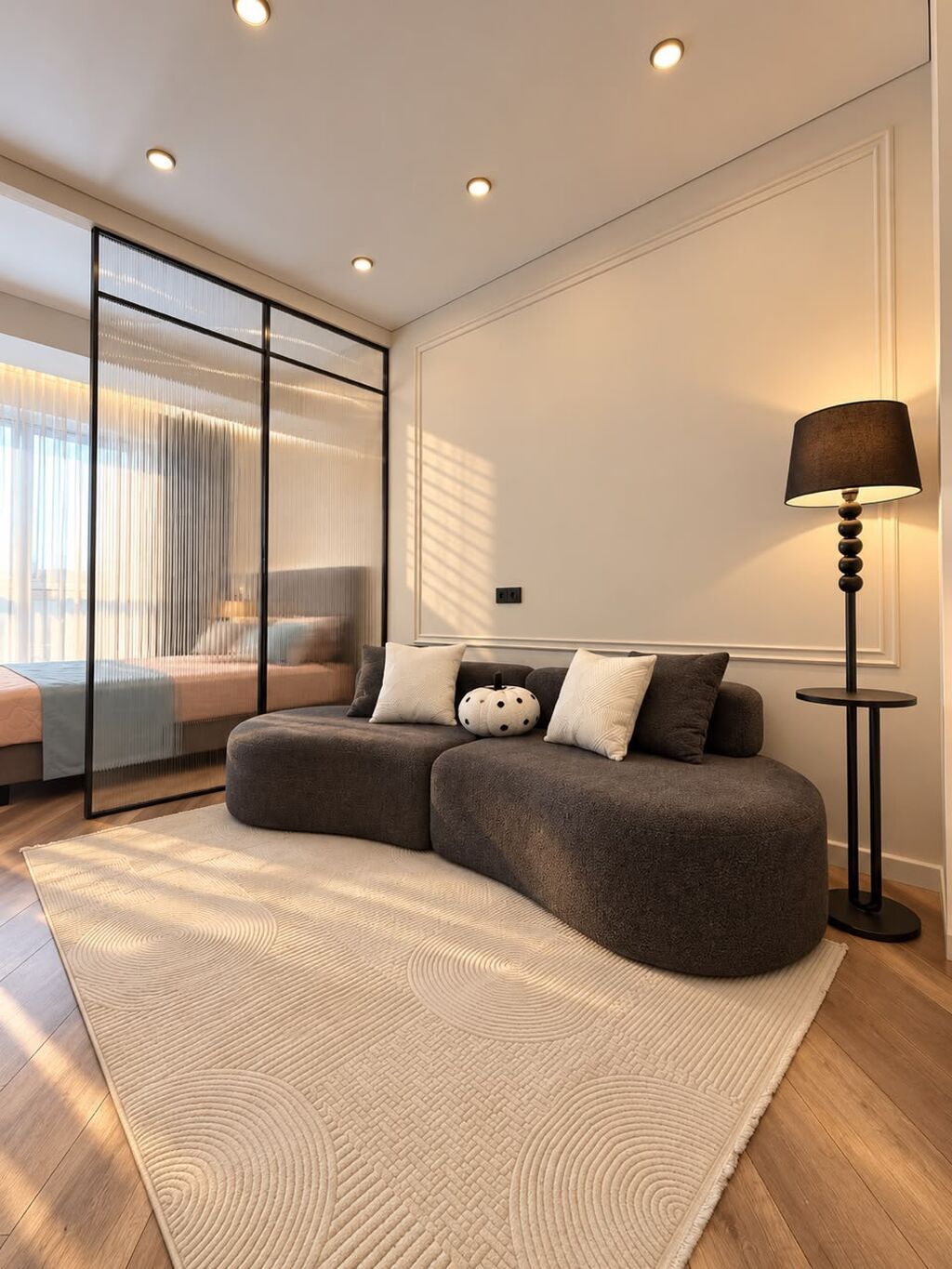 2 комнаты, 45 м², Кок-Жар ж/м Элитка, 8 этаж, Дизайнерский ремонт: фото 4