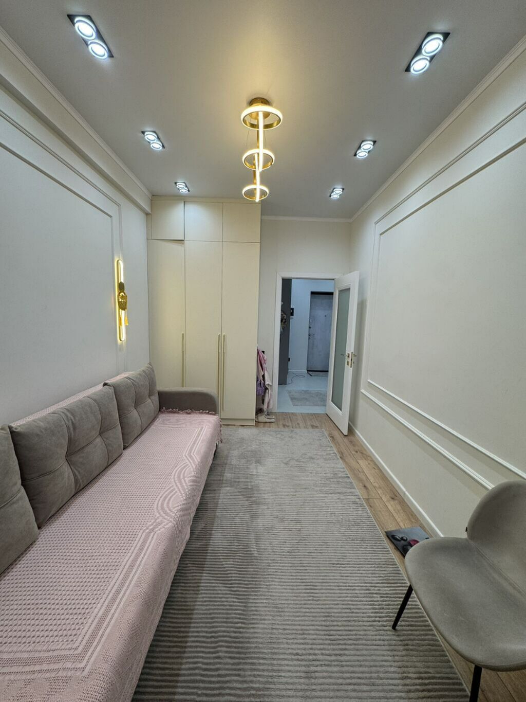 2 комнаты, 39 м², Тунгуч мкр 9 этаж, Евроремонт: фото 2