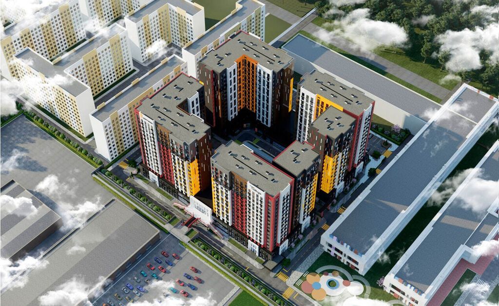 1 комната, 46 м², Технопарк Элитка, 16 этаж, ПСО (под самоотделку): фото 3