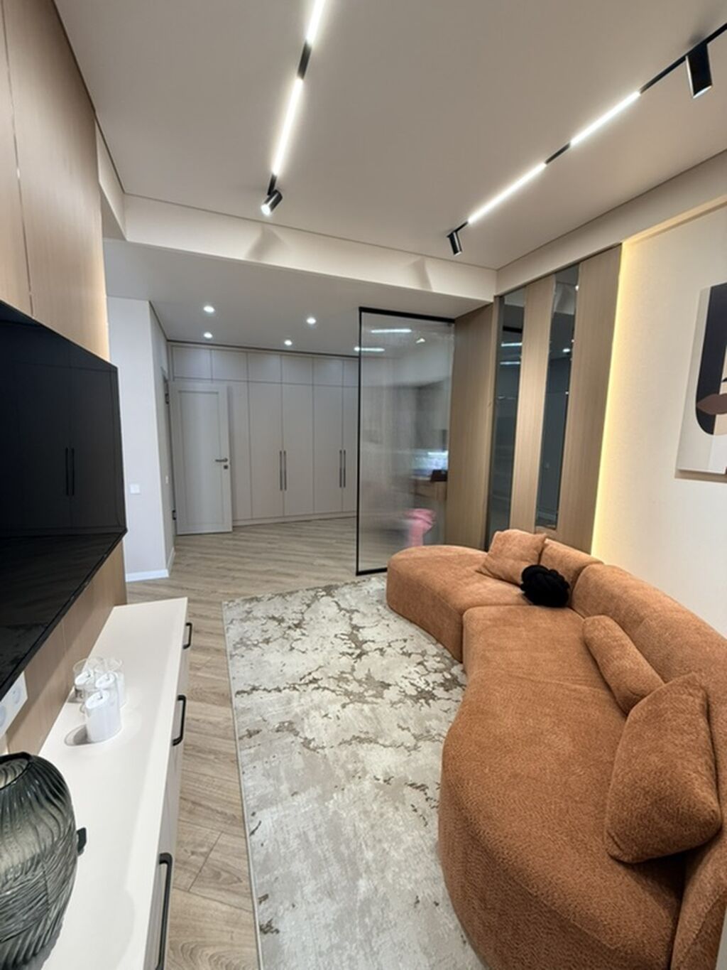2 комнаты, 53 м², Сары-Челек ж/м Элитка, 6 этаж, Дизайнерский ремонт: фото 5