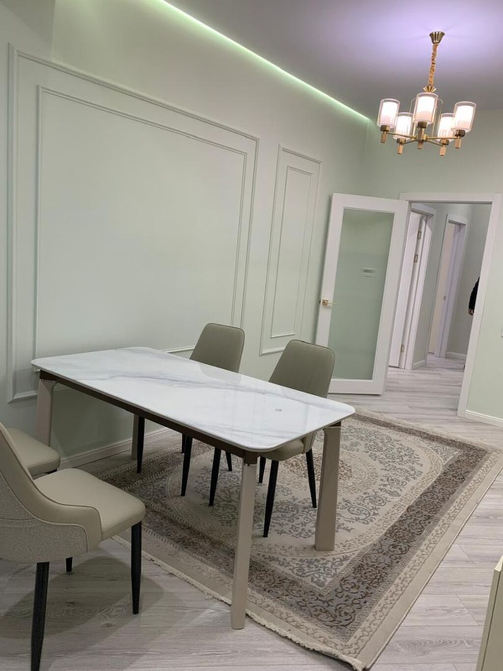 2 комнаты, 77 м², Асанбай мкр Элитка, 2 этаж, Дизайнерский ремонт: фото 5