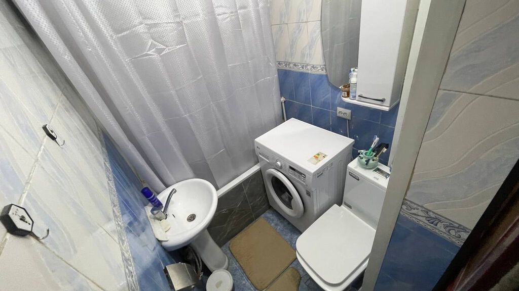 1 комната, 33 м², Пишпек Хрущевка, 3 этаж, Евроремонт: фото 7