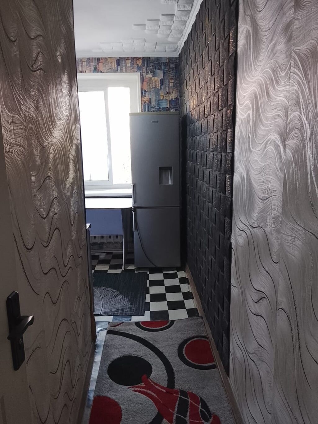 2 комнаты, 48 м², Ошский мкр., 104 серия, 4 этаж, Свежий ремонт: фото 6