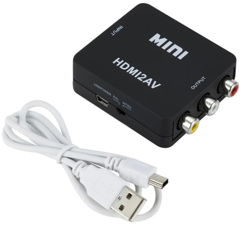 Мини-конвертер HDMI → AV (RCA) Мини-конвертер HDMI → AV: фото 2