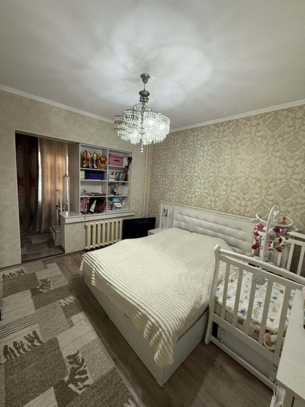 3 комнаты, 62 м², Аламедин-1 мкр 106 серия, 1 этаж, Евроремонт: фото 2