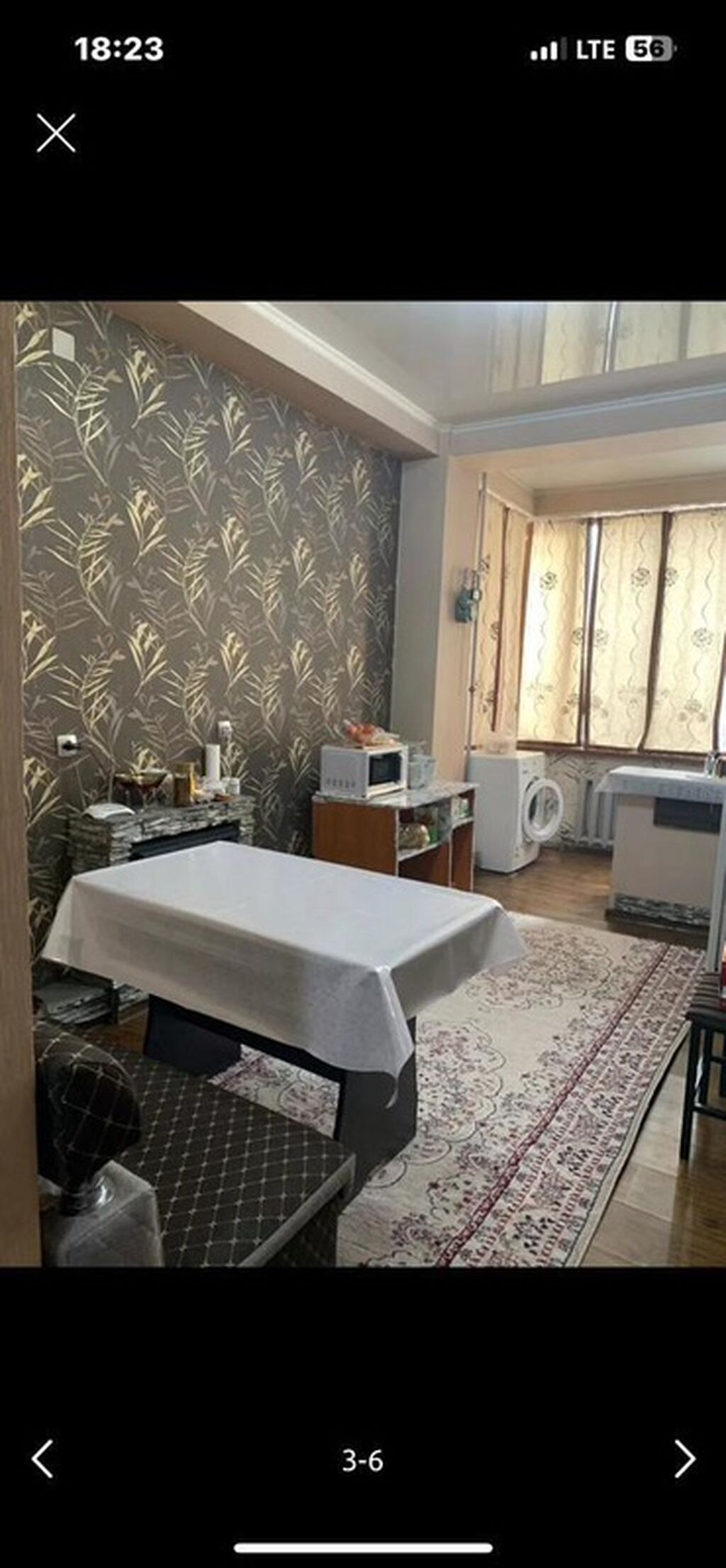 Студия с кухонной зоной и отдельной спальной нишей. - Просторная: фото 3