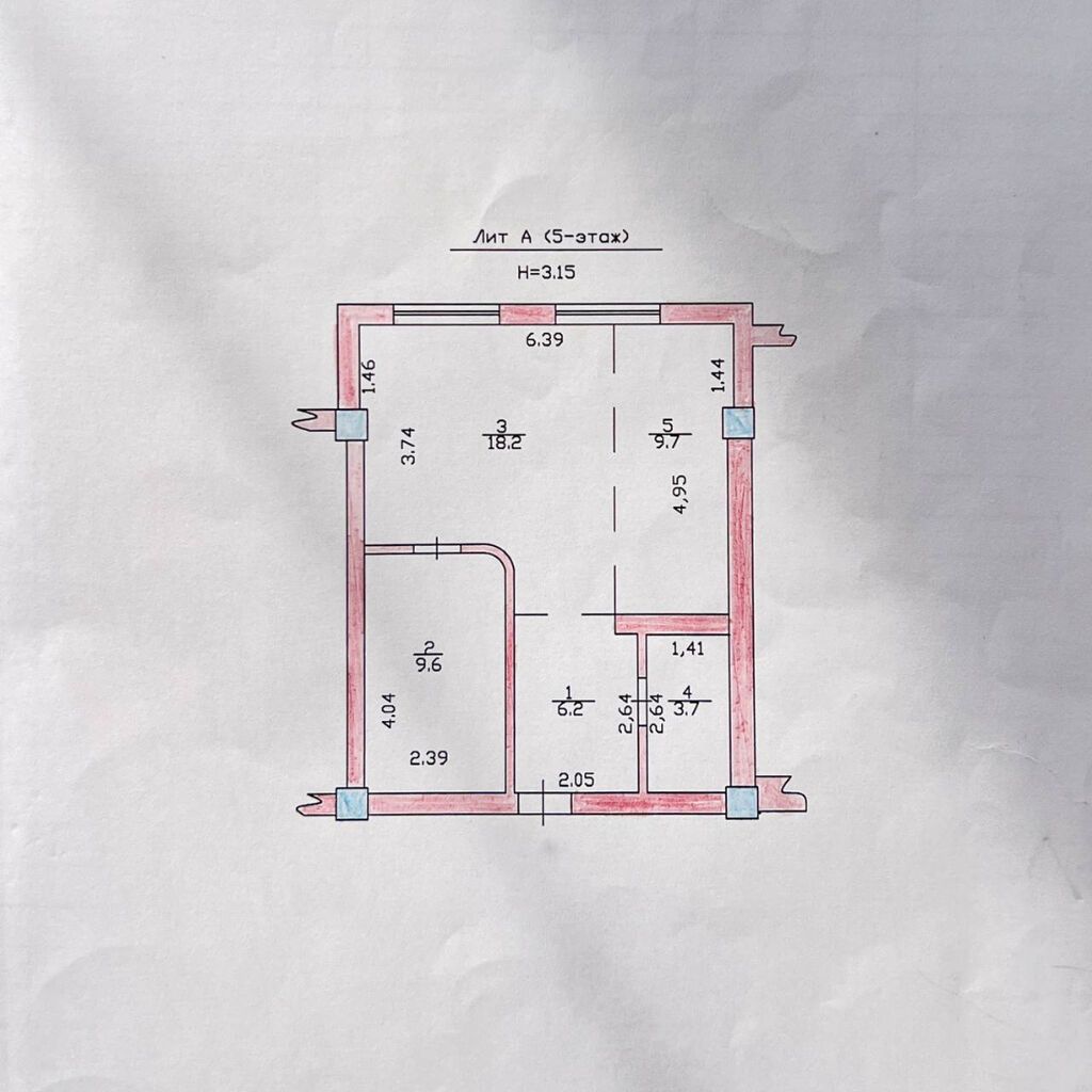 1 комната, 47 м², Элитка, 5 этаж, Евроремонт — фото 3