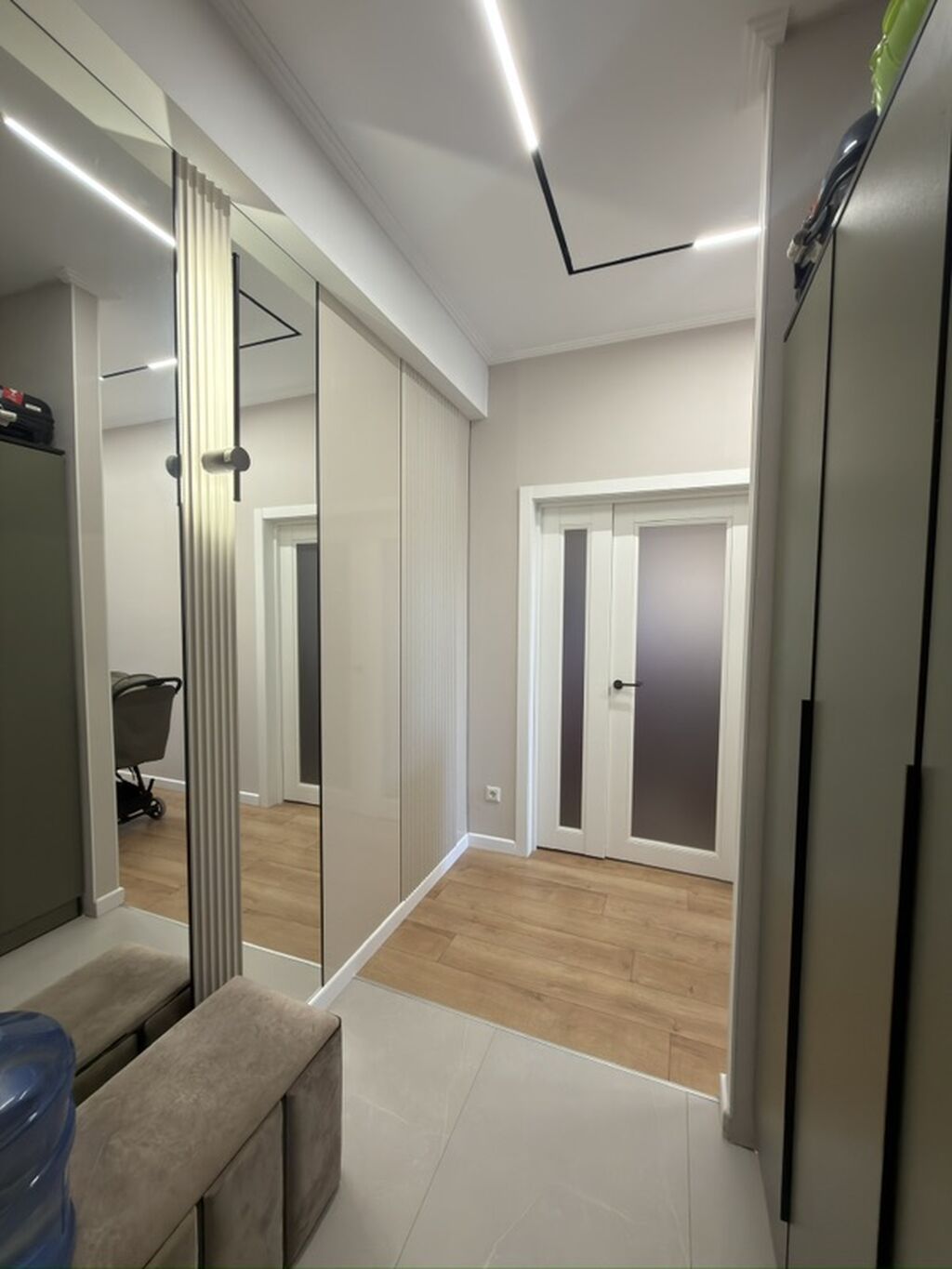 2 комнаты, 67 м², Аламедин-1 мкр Элитка, 9 этаж, Дизайнерский ремонт: фото 7