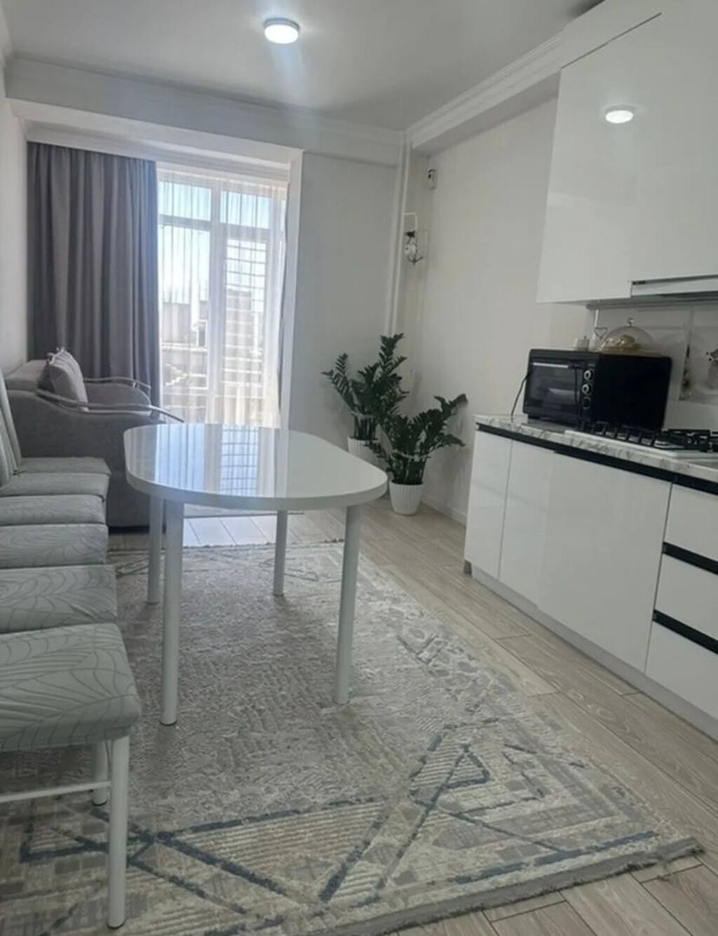 2 комнаты, 54 м², Аламедин-1 мкр Элитка, 4 этаж, Евроремонт: фото 7
