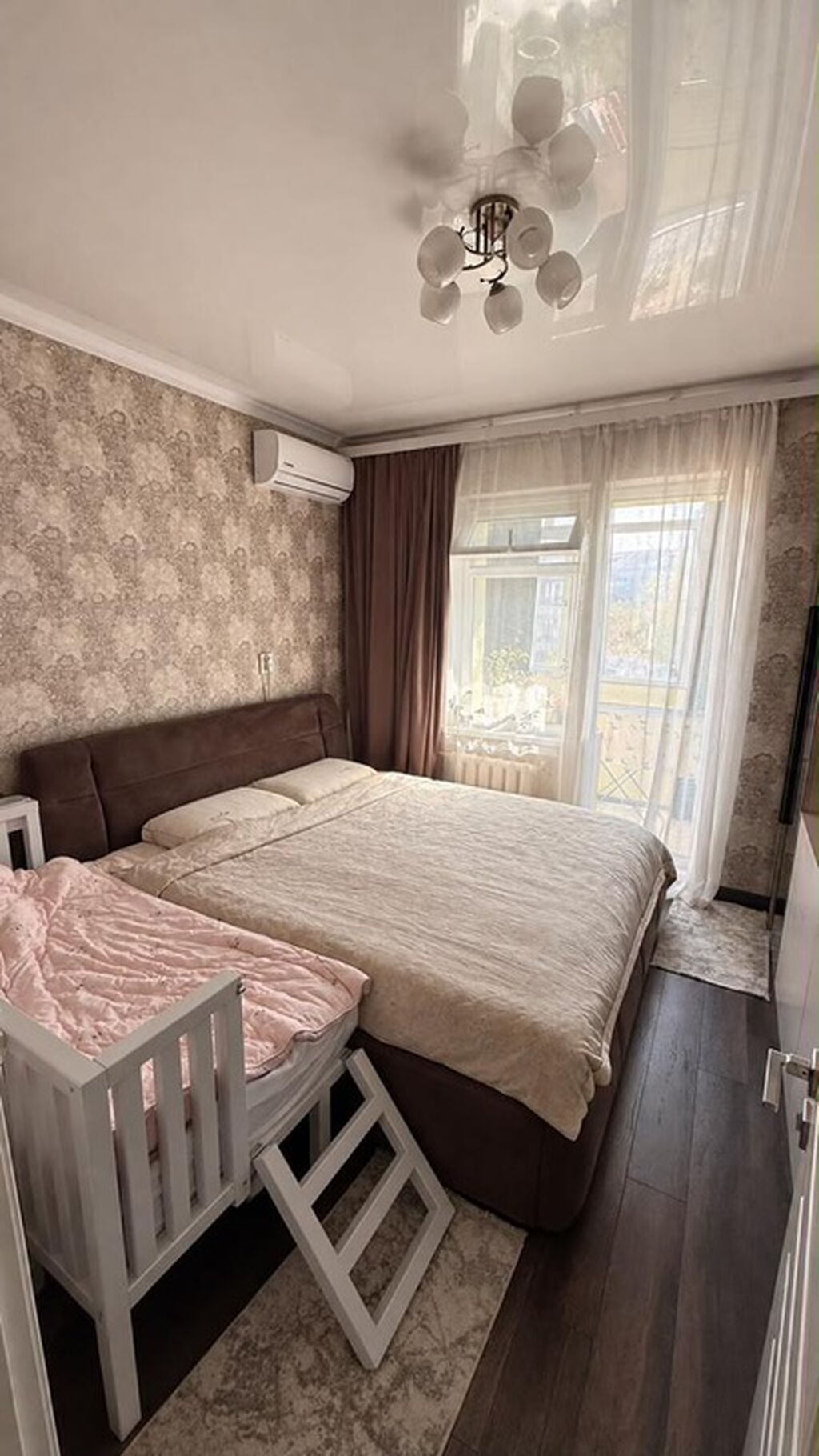 3 комнаты, 63 м², Асанбай мкр 105 серия, 5 этаж, Евроремонт: фото 2