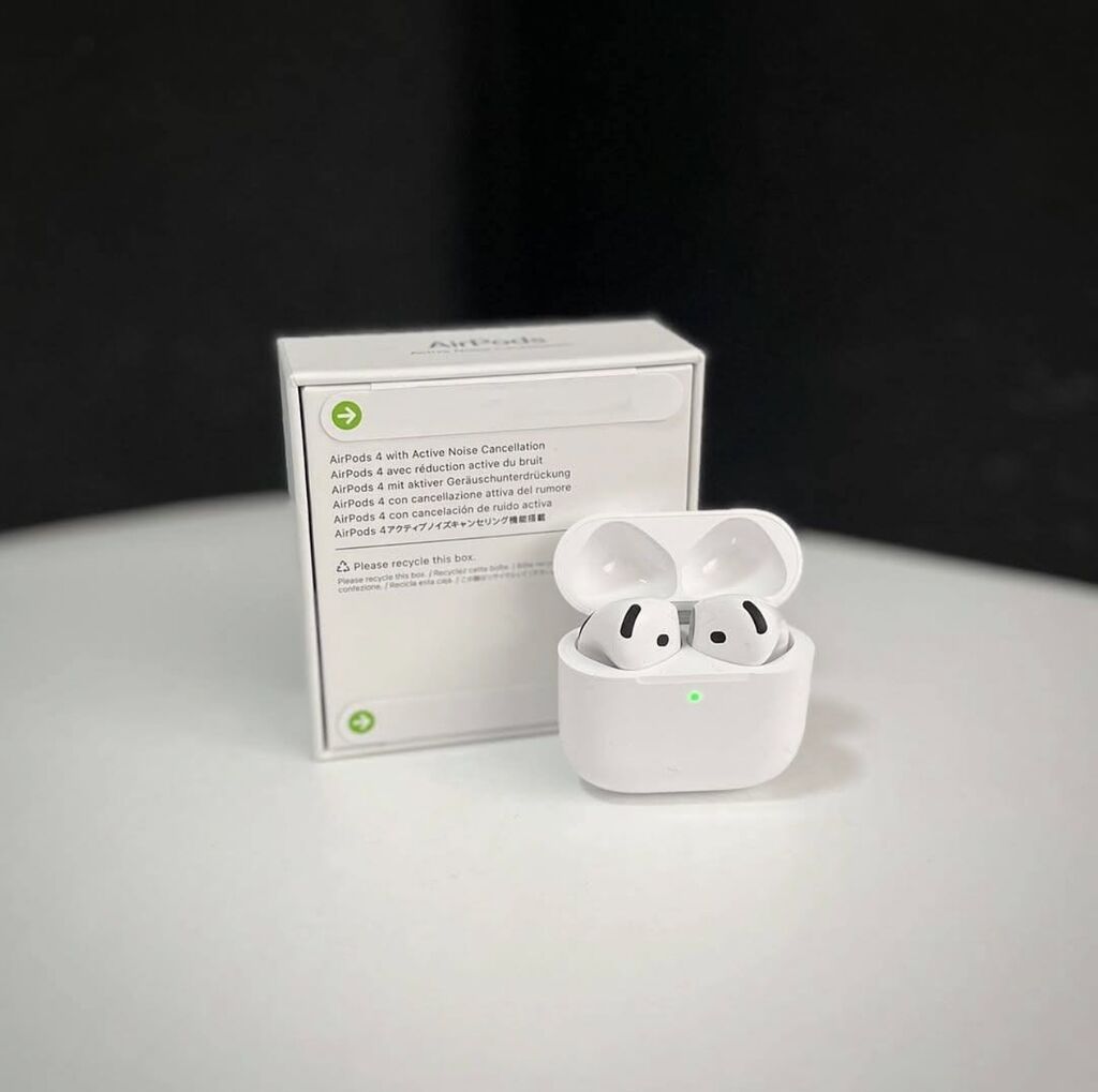 Беспроводные вкладыши наушники, Apple, AirPods 4, Новый: фото 2