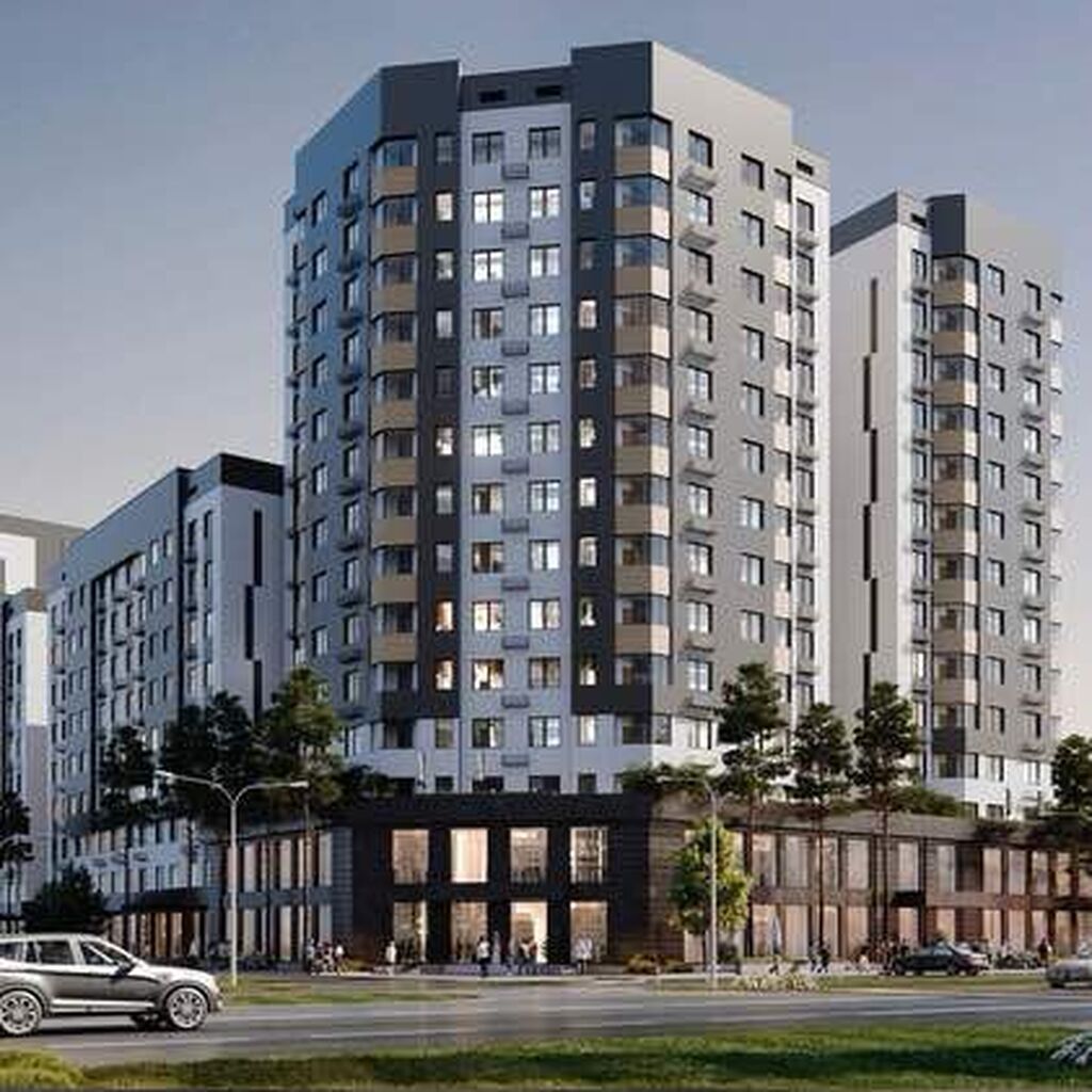 Студия, 46 м², Тунгуч мкр Элитка, 13 этаж, ПСО (под самоотделку): фото 5