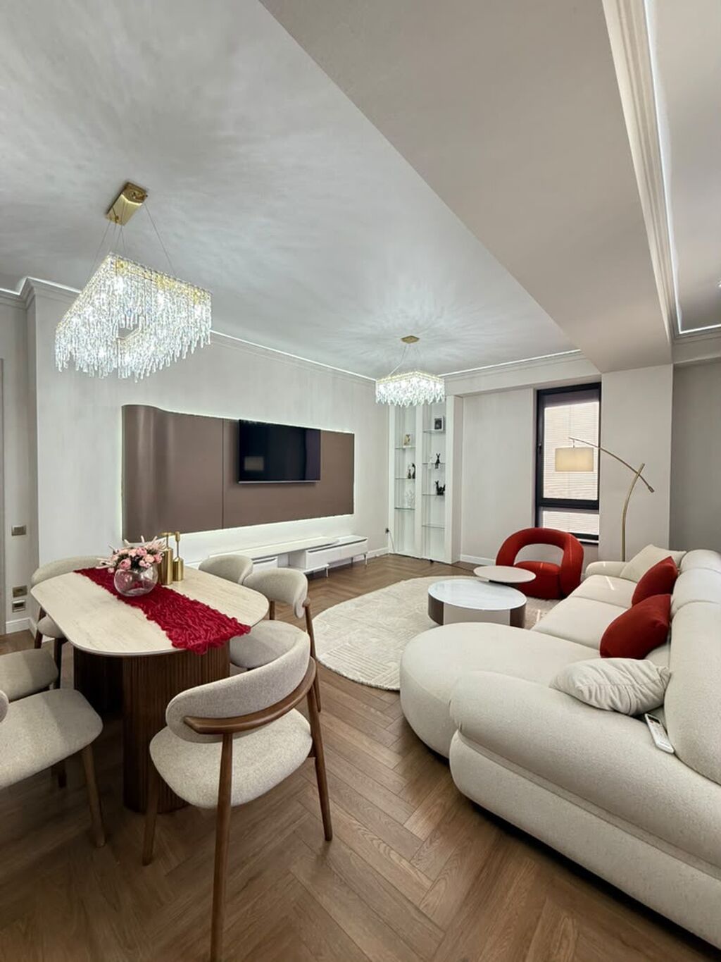 3 комнаты, 104 м², Асанбай мкр Элитка, 9 этаж, Дизайнерский ремонт: фото 2