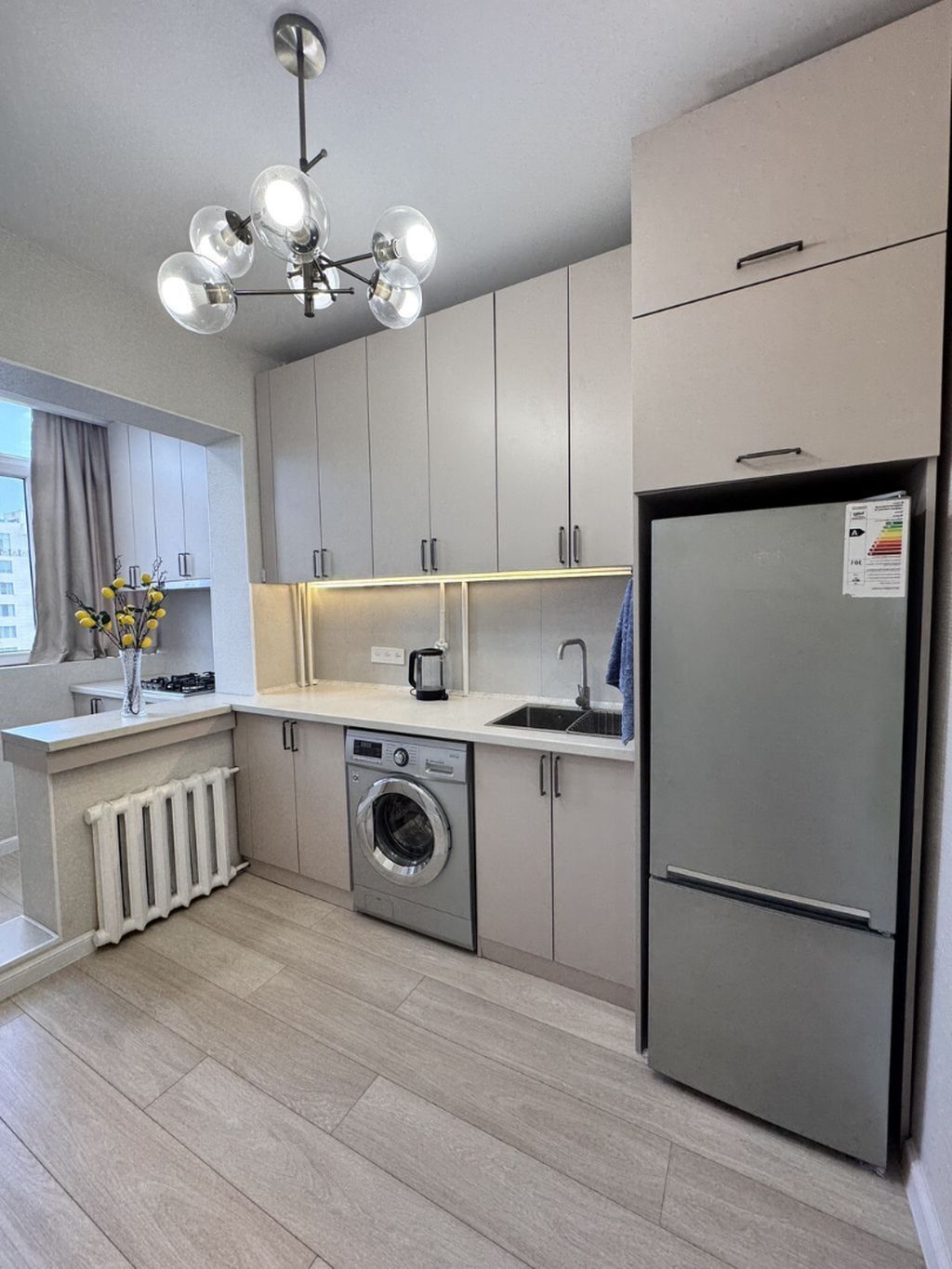 2 комнаты, 56 м², Элитка, 8 этаж, Евроремонт — фото 6
