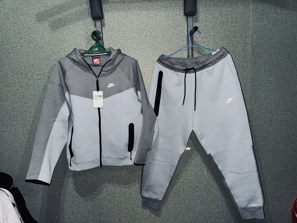 Мужской спортивный костюм Nike (толстовка на молнии + джоггеры) - — фото 1