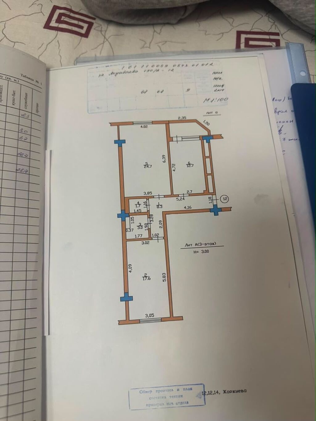 2 комнаты, 68 м², Джальская больница Элитка, 3 этаж, Евроремонт: фото 6