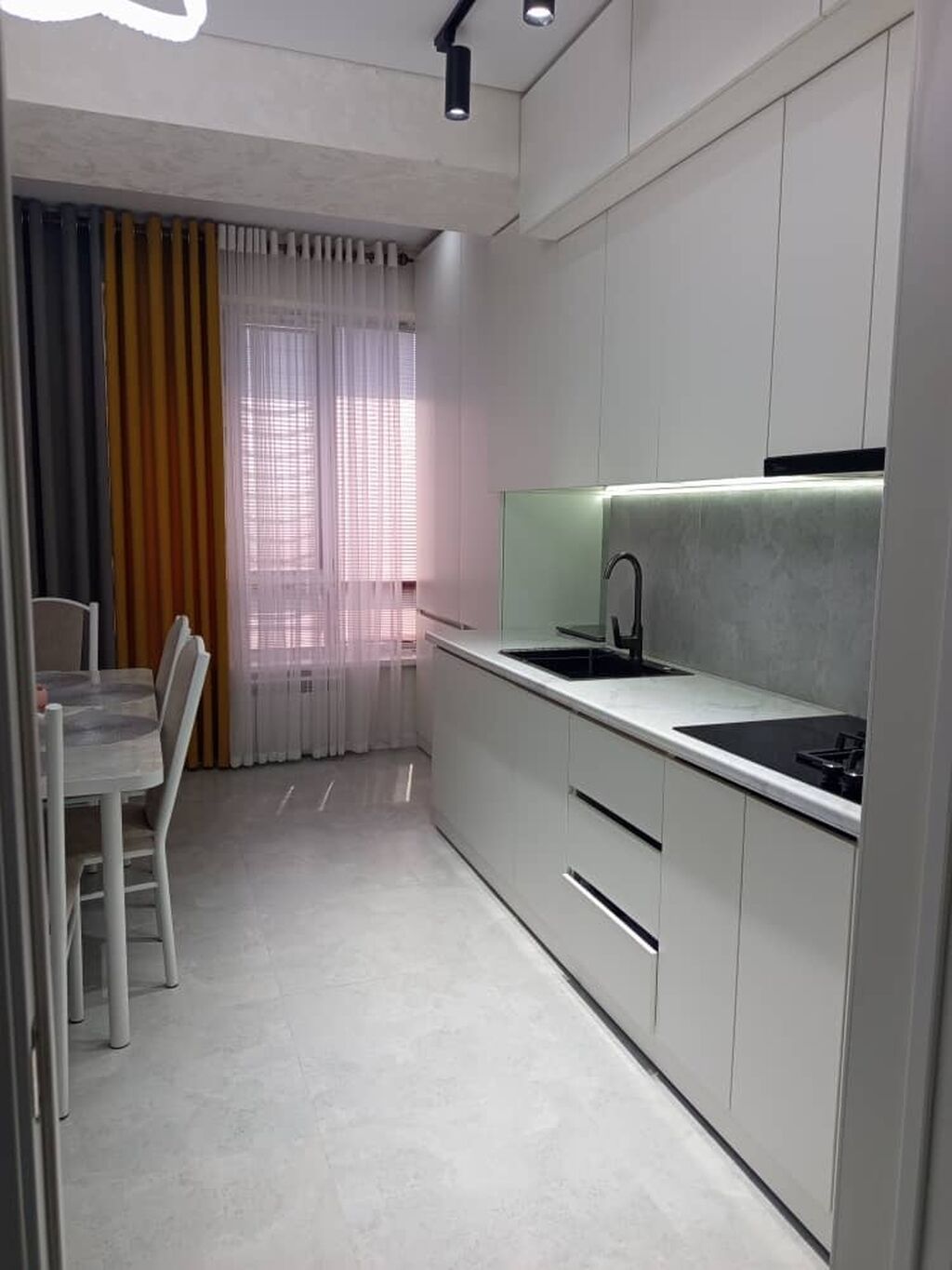 2 комнаты, 62 м², Аламедин-1 мкр Элитка, 6 этаж, Дизайнерский ремонт: фото 3